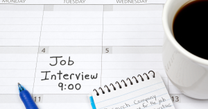 Job Interview in calendar